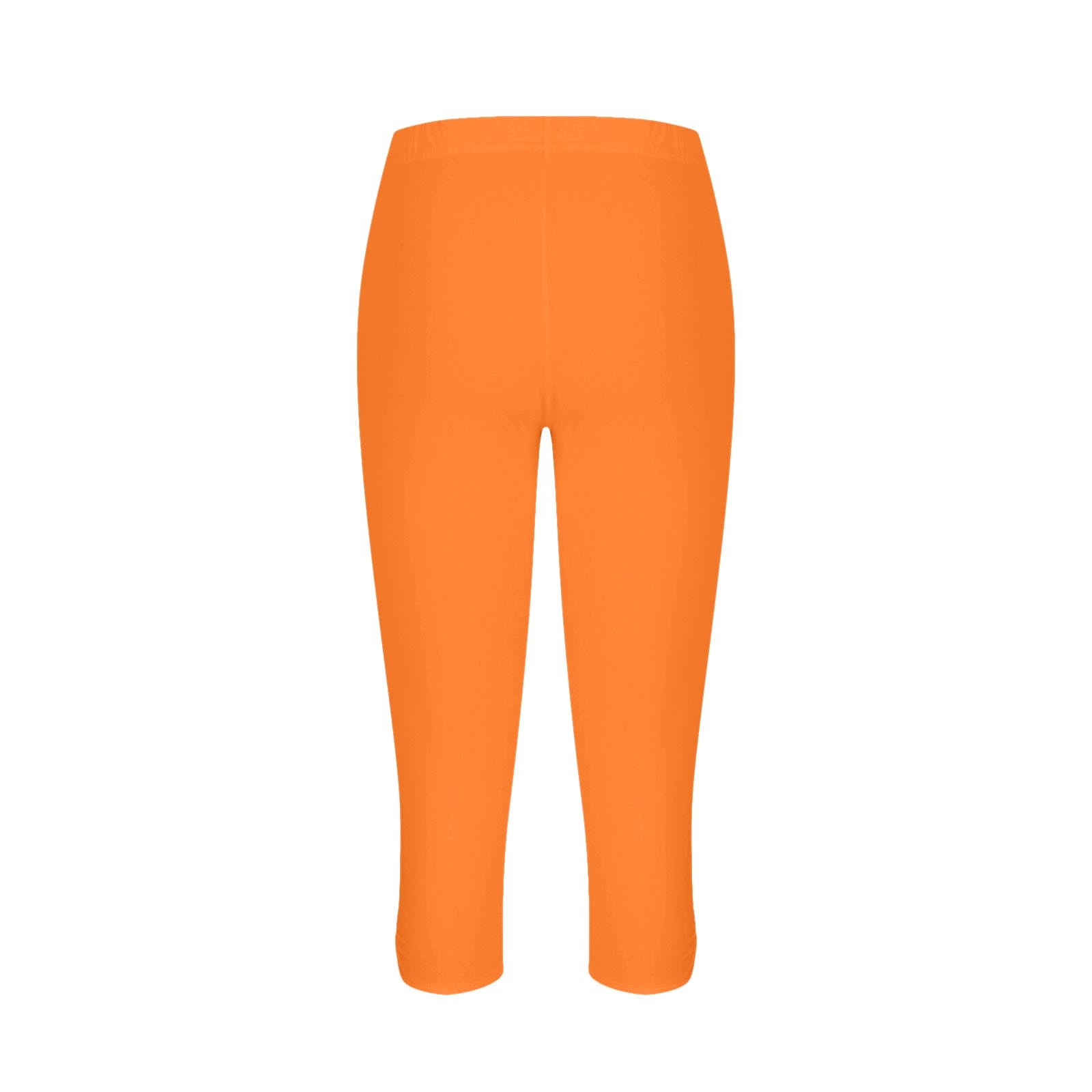 thumbnail image 4 of Leggings capri de compresión de cintura alta para mujer - Pantalones de yoga elásticos con bolsillos, mezcla de poliéster y spandex - Tallas M-XXXXL para hacer ejercicio/verano, 4 of 5